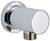 Картинка анонса товара «шланговое подключение grohe rainshower с круглой розеткой, хром (27057000)»