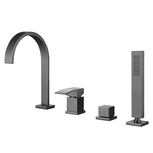 Смеситель на борт ванны ABBER Wasserfall AF8613NG никель Смеситель на борт ванны ABBER Wasserfall AF8613NG никель