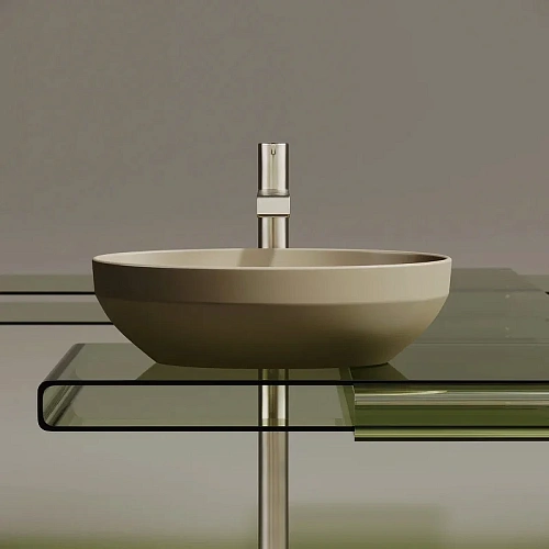 Раковина Ceramica Nova ELEMENT CN6056MC Капучино матовый накладная Раковина Ceramica Nova ELEMENT CN6056MC Капучино матовый накладная