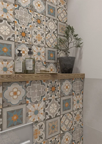 Керамогранит Cersanit Loft многоцветный 42x42 LO4R452 Керамогранит Cersanit Loft многоцветный 42x42 LO4R452