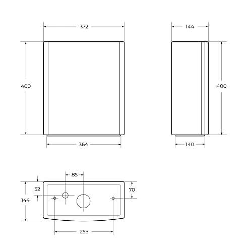 Чаша напольного унитаза CEZARES GIUBILEO CZR-165-CPR безободковая Чаша напольного унитаза CEZARES GIUBILEO CZR-165-CPR безободковая