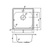Кухонная мойка IDDIS Strit S (STR48P0i77S), нержавеющая сталь, полированная 485x485 Кухонная мойка IDDIS Strit S (STR48P0i77S), нержавеющая сталь, полированная 485x485