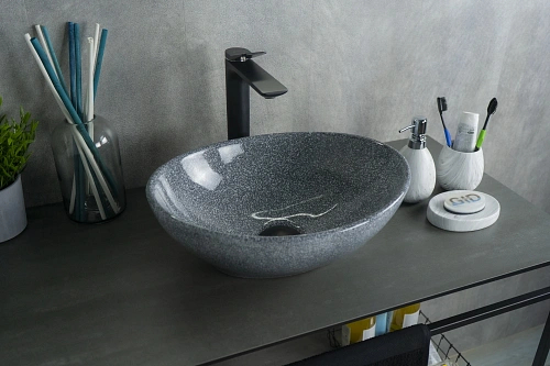 Раковина Gid Mnc331 54430 накладная под камень глянцевая 41x34x15 Раковина Gid Mnc331 54430 накладная под камень глянцевая 41x34x15