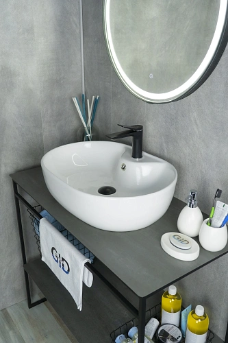 Раковина Gid N9163 51127 накладная белая 59x41x16 Раковина Gid N9163 51127 накладная белая 59x41x16