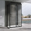 Душевой уголок ABBER Schwarzer Diamant AG30140B-S90B-S90B 140x90 см универсальный, профиль черный, стекло прозрачное Душевой уголок ABBER Schwarzer Diamant AG30140B-S90B-S90B 140x90 см универсальный, профиль черный, стекло прозрачное
