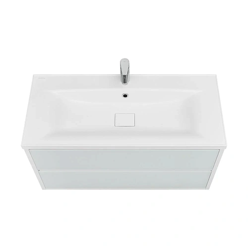 Тумба под раковину Aquaton Римини 100 белый глянец 1A232801RN010 NEW Тумба под раковину Aquaton Римини 100 белый глянец 1A232801RN010 NEW