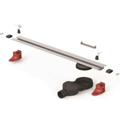 Душевой лоток BERGES SUPER line 750, матовый хром, S-сифон D50 H60 боковой 090182 Душевой лоток BERGES SUPER line 750, матовый хром, S-сифон D50 H60 боковой 090182