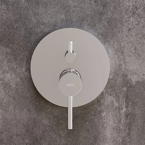 Смеситель для ванны Damixa Scandinavian Pure 367100000, встраиваемый, хром Смеситель для ванны Damixa Scandinavian Pure 367100000, встраиваемый, хром