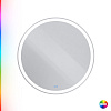 Картинка анонса товара «зеркало cezares multicolore с подсветкой rgb и сенсорным выключателем круглое czr-spc-mc-800-rgb-tch 800x30»