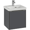 Картинка анонса товара «тумба под раковину villeroy &amp; boch subway 3.0 graphite / graphite c58102vr»