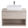 Тумба под раковину BelBagno KRAFT-800-1C-SO-RGB Rovere Galifax Bianco подвесная