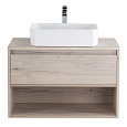 Тумба под раковину BelBagno KRAFT-800-1C-SO-RGB Rovere Galifax Bianco подвесная Тумба под раковину BelBagno KRAFT-800-1C-SO-RGB Rovere Galifax Bianco подвесная