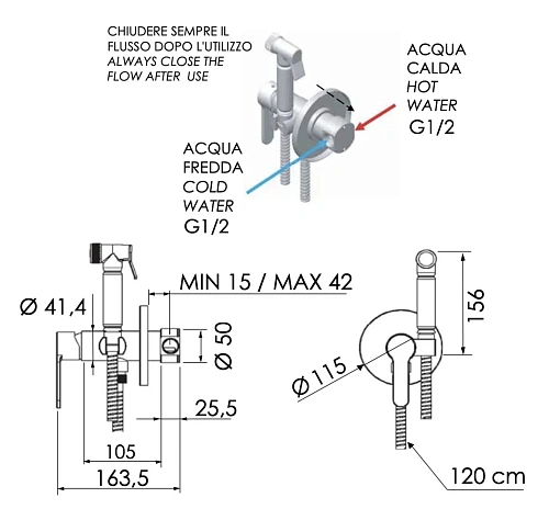 Гигиенический душ Remer Winner W65 Гигиенический душ Remer Winner W65