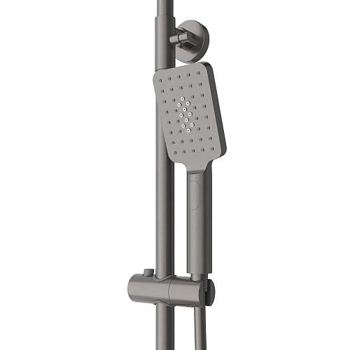 Душевая система CEZARES SLIDER-CD-GM оружейная сталь Душевая система CEZARES SLIDER-CD-GM оружейная сталь