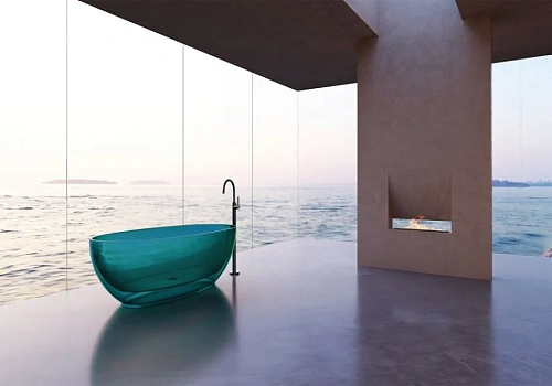 Ванна отдельностоящая ABBER AT9703Aquamarin 170x75 универсальная, бирюзовый полиэфирная смола Ванна отдельностоящая ABBER AT9703Aquamarin 170x75 универсальная, бирюзовый полиэфирная смола