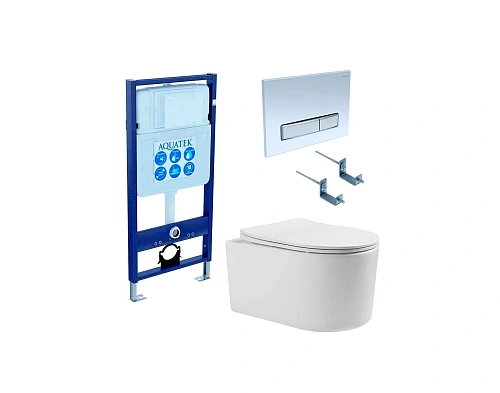 Комплект инсталляции Aquatek Standard INS-0000012 с крепежом KKI-0000002 клавишей смыва KDI-0000022 унитазом МИЯ AQ2004-00 с сиденьем микролифт SET Aquatek МИЯ 4в1 Комплект инсталляции Aquatek Standard INS-0000012 с крепежом KKI-0000002 клавишей смыва KDI-0000022 унитазом МИЯ AQ2004-00 с сиденьем микролифт SET Aquatek МИЯ 4в1