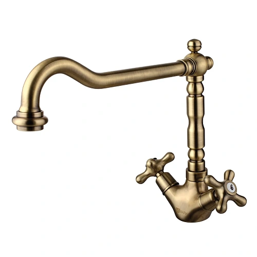 Смеситель для кухни Lemark Vintage LM2805B, бронза Смеситель для кухни Lemark Vintage LM2805B, бронза