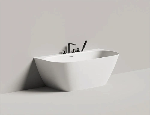 Ванна из искусственного камня Salini SOFIA WALL 160x80 102527MN покраска по RAL снаружи Ванна из искусственного камня Salini SOFIA WALL 160x80 102527MN покраска по RAL снаружи