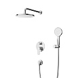 Душевая система CEZARES STYLUS-DSET-01 встраиваемая, со шлангом, с держателем, хром