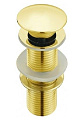 Донный клапан CeramaLux RD012 без перелива, золотой Донный клапан CeramaLux RD012 без перелива, золотой