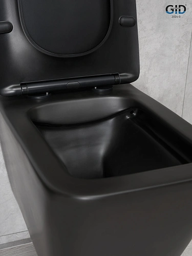 Унитаз подвесной Gid Tr2144Bm 62225Y черный матовый 52x36x33.5 с крышкой микролифт Унитаз подвесной Gid Tr2144Bm 62225Y черный матовый 52x36x33.5 с крышкой микролифт