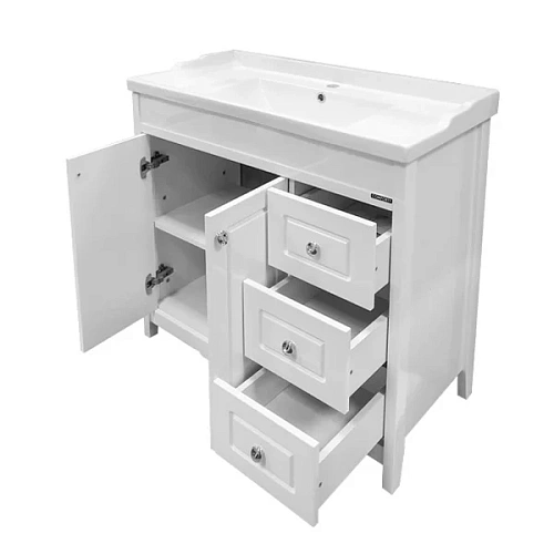 Тумба раковина Comforty Тбилиси-90 00003132630 белый глянец раковина Comforty XD-F90 Тумба раковина Comforty Тбилиси-90 00003132630 белый глянец раковина Comforty XD-F90