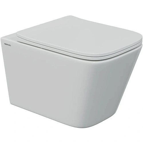 Унитаз подвесной BERGES FLOE S Rimlessсиденье дюропласт Floe S Slim SO, микролифт, быстросъём 082134 Унитаз подвесной BERGES FLOE S Rimlessсиденье дюропласт Floe S Slim SO, микролифт, быстросъём 082134
