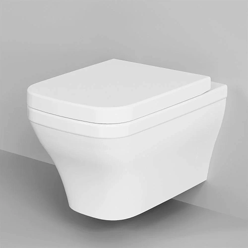 Крышка-сиденье Ambassador Benefit 202T20001 (толстое) белое Крышка-сиденье Ambassador Benefit 202T20001 (толстое) белое