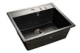 Кухонная мойка GranFest Quadro Q-560 чер черный Кухонная мойка GranFest Quadro Q-560 чер черный