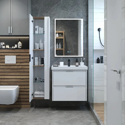 Шкаф-пенал BRIZ Вена п-35 универсальный 239 04-0035-00 00 БЕЛ белый Шкаф-пенал BRIZ Вена п-35 универсальный 239 04-0035-00 00 БЕЛ белый