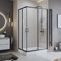 Душевой уголок BelBagno UNO-195-AH-2-120/100-C-NERO 1200x1000 мм Душевой уголок BelBagno UNO-195-AH-2-120/100-C-NERO 1200x1000 мм
