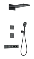 Душевая система Wonzon & Woghand с термостатом, встраиваемая, черный матовый (WW-D4538-A-MB) Душевая система Wonzon & Woghand с термостатом, встраиваемая, черный матовый (WW-D4538-A-MB)