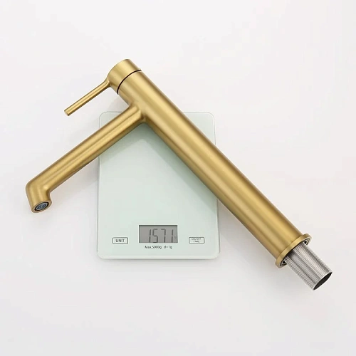 Смеситель для раковины Raglo R20.15.03, золотой сатин Смеситель для раковины Raglo R20.15.03, золотой сатин