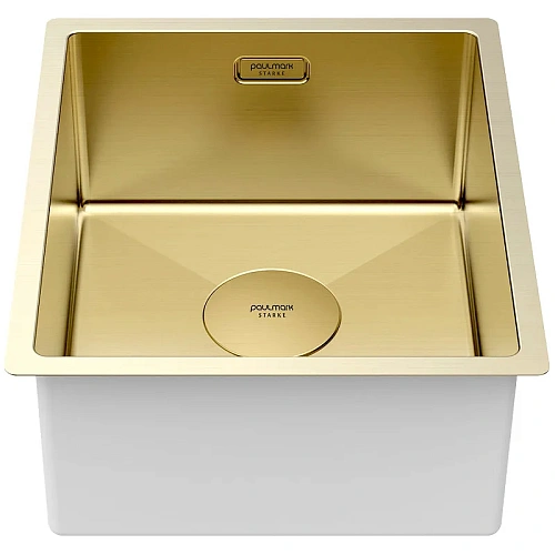 Кухонная мойка Paulmark NEXT 38 UNI, PM213844-LG, светлое золото, 380х440мм 1,2мм Кухонная мойка Paulmark NEXT 38 UNI, PM213844-LG, светлое золото, 380х440мм 1,2мм