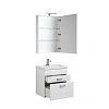 Комплект мебели Aquanet Рондо 60 белый (2 ящика, зеркало камерино) 00195699 Комплект мебели Aquanet Рондо 60 белый (2 ящика, зеркало камерино) 00195699