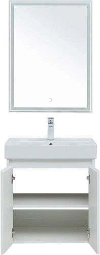 Комплект мебели Aquanet Nova Lite 60 белый глянец (2 дверцы) 00302532 Комплект мебели Aquanet Nova Lite 60 белый глянец (2 дверцы) 00302532