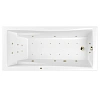 Акриловая ванна WHITECROSS Palace 170x75 "ULTRA" бронза гидромассажная 0104.170075.100.ULTRA.BR