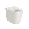 Унитаз приставной Roca Inspira Round, 560 Rimless, бежевый 347526650 Унитаз приставной Roca Inspira Round, 560 Rimless, бежевый 347526650