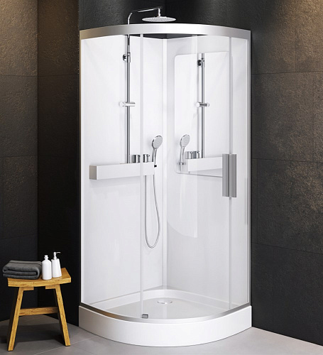 Душевая кабина AM.PM Like W80C-016-090MTA без90х90 см, гидромассажа Душевая кабина AM.PM Like W80C-016-090MTA без90х90 см, гидромассажа