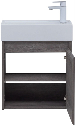 Тумба под раковину Aquanet Nova Lite 50 дуб рошелье (1 дверца) 00298854 Тумба под раковину Aquanet Nova Lite 50 дуб рошелье (1 дверца) 00298854