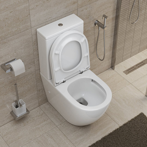 Унитаз напольный BelBagno SFERA-TOR BB2141CP-TOR/BB2141T/BB865SC безободковый с сиденьем Унитаз напольный BelBagno SFERA-TOR BB2141CP-TOR/BB2141T/BB865SC безободковый с сиденьем