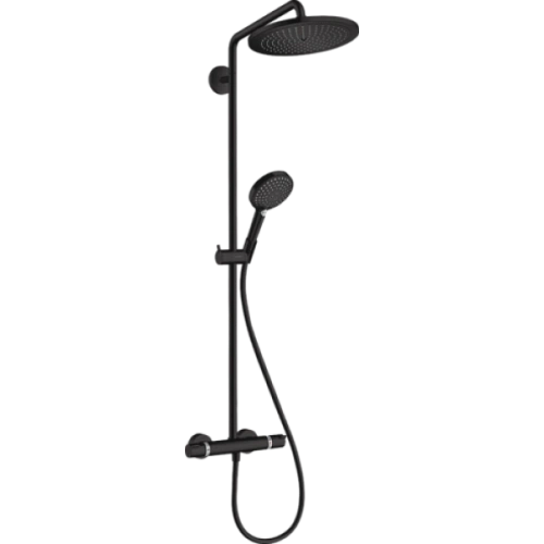 Душевая система Hansgrohe Croma Select S 280 1 режим струи 26890670, матовый черный Душевая система Hansgrohe Croma Select S 280 1 режим струи 26890670, матовый черный