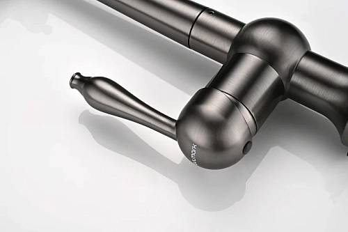 Смеситель для кухни Paulmark Retro вороненая сталь Re213226-GM Смеситель для кухни Paulmark Retro вороненая сталь Re213226-GM