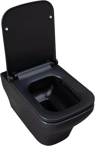 Унитаз подвесной Allen Brau Infinity 4.21011.31 с крышкой, черный матовый Унитаз подвесной Allen Brau Infinity 4.21011.31 с крышкой, черный матовый