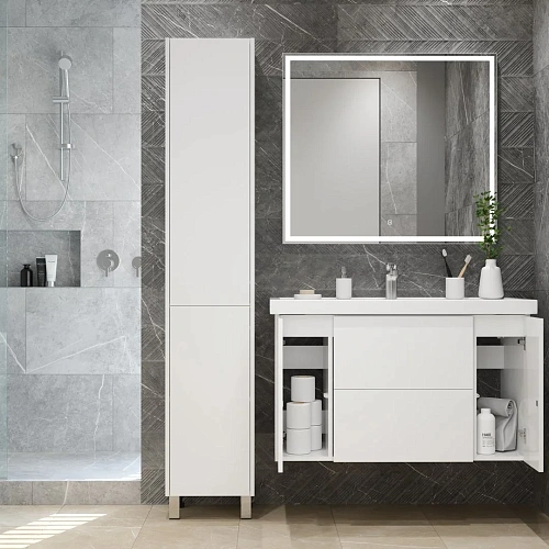 Тумба под раковину BRIZ Риччи т20-100 под раковину Фостер 360 03-20100-06 00 БЕЛ белый Тумба под раковину BRIZ Риччи т20-100 под раковину Фостер 360 03-20100-06 00 БЕЛ белый