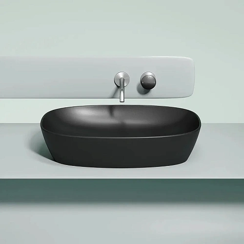 Раковина Ceramica Nova ELEMENT CN6049MB черный матовый накладная Раковина Ceramica Nova ELEMENT CN6049MB черный матовый накладная