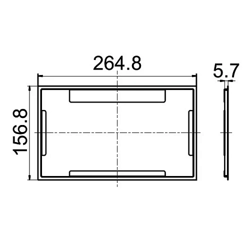 Декоративная рамка Villeroy & Boch ViConnect 9221 58 LC (922158LC) Декоративная рамка Villeroy & Boch ViConnect 9221 58 LC (922158LC)