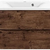 Тумба под раковину Vincea Mia 650 подвесная, 2 выкатных ящика soft close, R.Wood VMC-2MA650RW Тумба под раковину Vincea Mia 650 подвесная, 2 выкатных ящика soft close, R.Wood VMC-2MA650RW