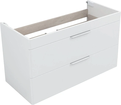 Тумба под раковину Aquanet Ирис New 100 белый глянец 00339280 подвесная Тумба под раковину Aquanet Ирис New 100 белый глянец 00339280 подвесная