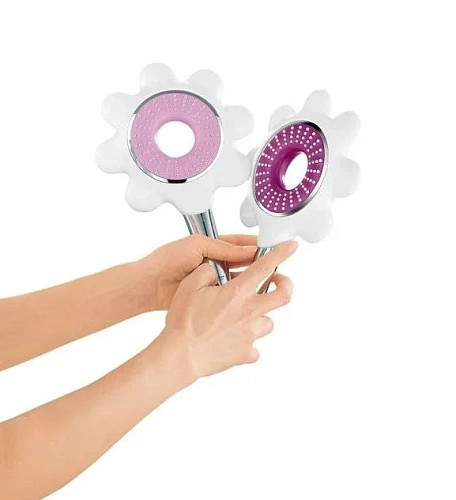 Душевая лейка GROHE Rainshower Icon 100 (1 режим), розовый (26115DP0) Душевая лейка GROHE Rainshower Icon 100 (1 режим), розовый (26115DP0)